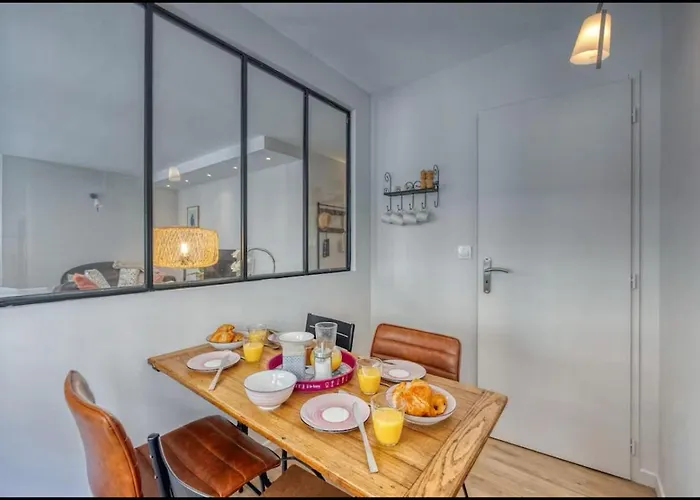 Le Vaucanson Hyper-centre Lumineux Et Chaleureux T2 ,1 Chambre, 2 Lits Apartment Grenoble